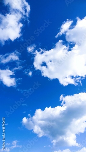 blue sky with clouds