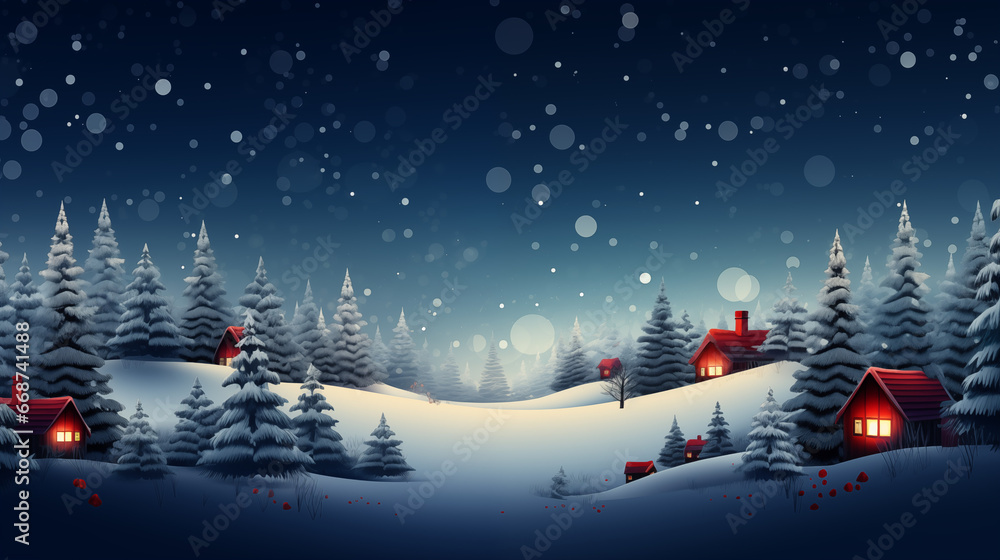 Festive Christmas Magic - Inviting Holiday Joy - Xmas - Santa - Generative AI