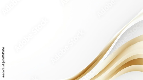 White background with golden lines © Jodie