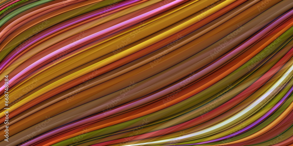 similar stripes pattern shades of brown yellow and pink in curved design on the diagonal similar stripes pattern shades of brown yellow and pink in curved design on the diagonal