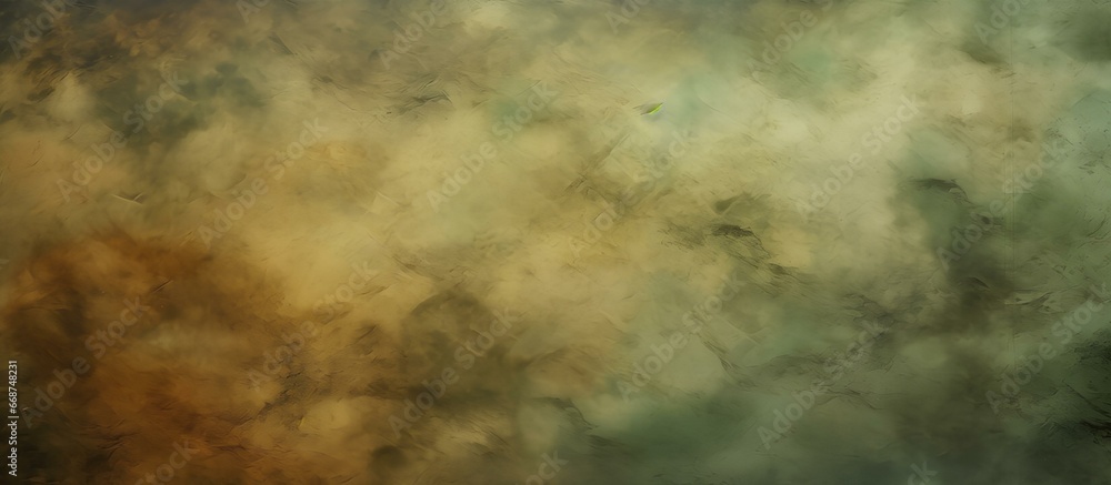 Texture background abstract pattern, brown-green colors, canvas with paint.
