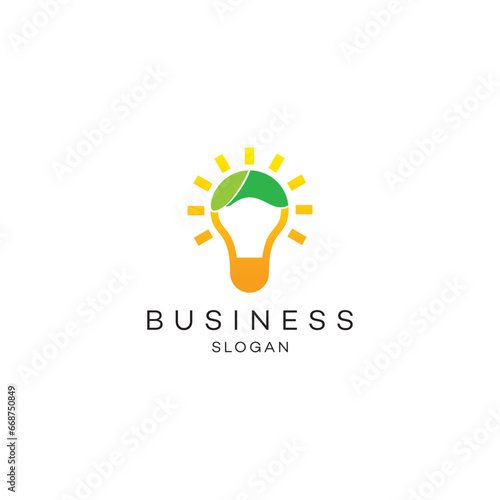 Bulb green nature field harvesting sun shine landscaping Logo Design, Brand Identity, flat icon, monogram, business, editable, eps, royalty free image, corporate brand, creative, icon