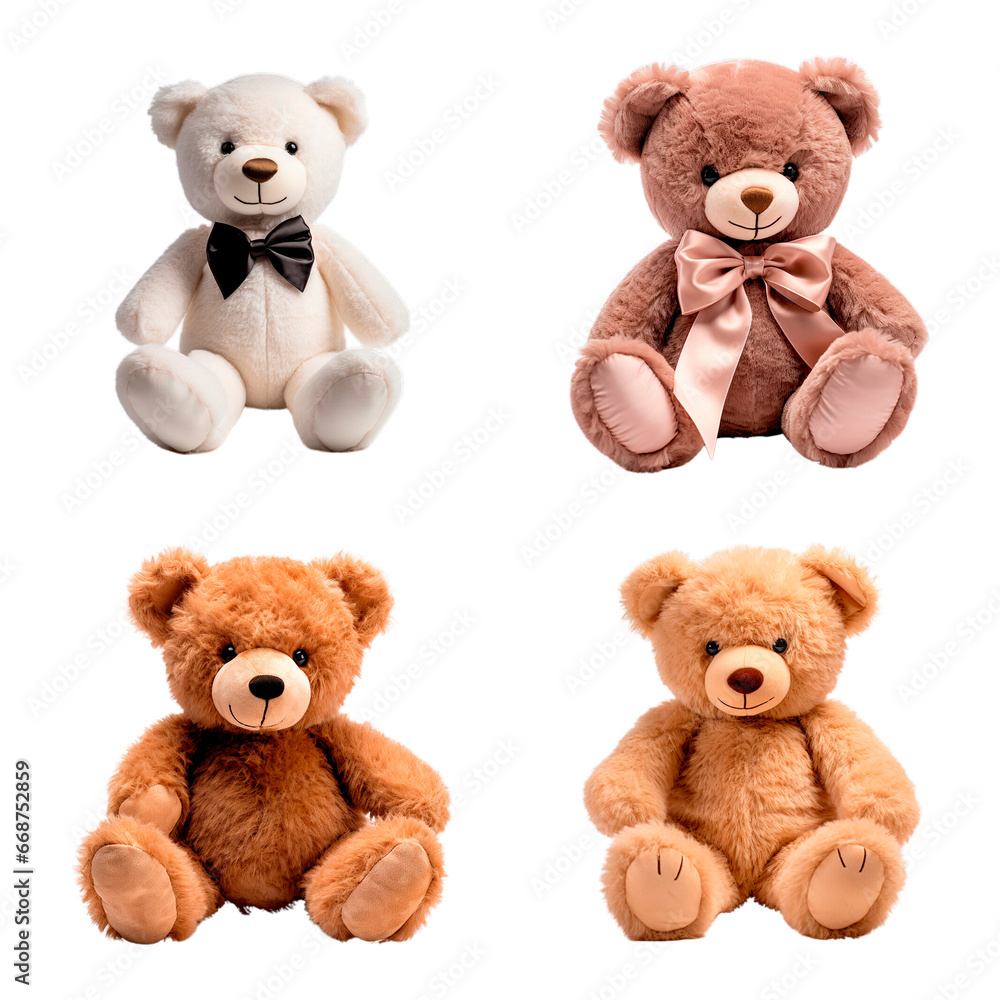 Set of teddy bears Set of teddy bears