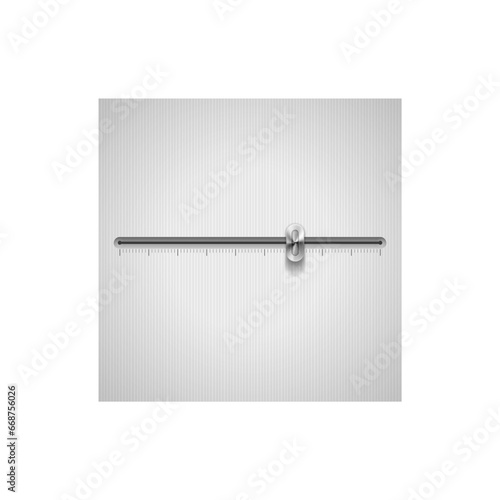 High detailed vector illustration of metallic controller