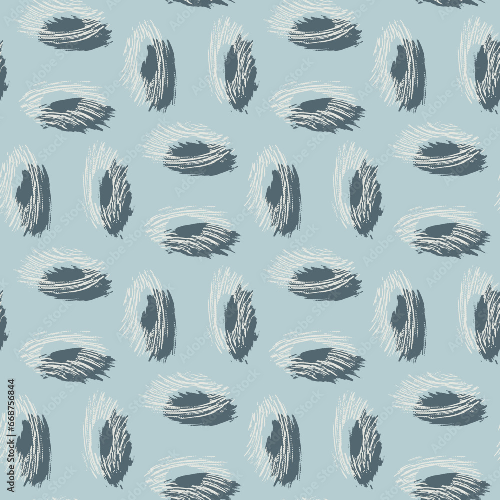 Mottled Paintbrush Stroke Textured Simple Floral Pattern Mottled Paintbrush Stroke Textured Simple Floral Pattern
