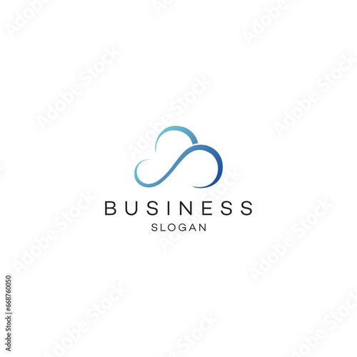 Cloud sky communication hub blog season weather nature technology Logo Design, Brand Identity, flat icon, monogram, business, editable, eps, royalty free image, corporate brand, creative, icon