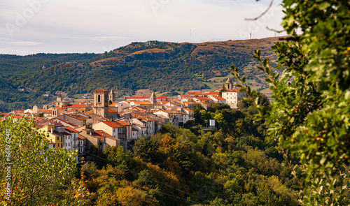 Agnone, Isernia, Molise. Autumn landscape.