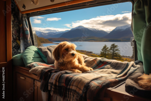 Canine Comfort: A Dog's Retreat in the Scottish Highlands