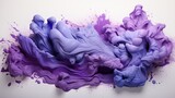 Generative AI. Purple paint