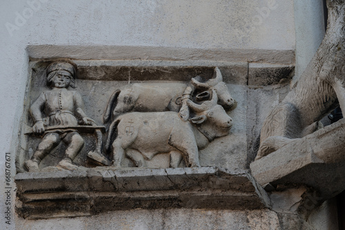 Agnone, Isernia. Glimpses of the historic center