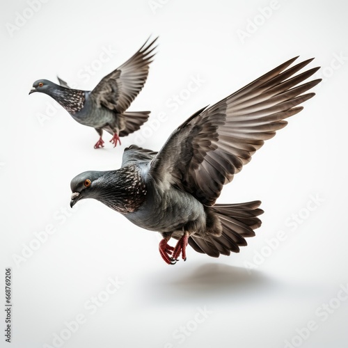 pigeons in flight © Muhammed