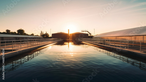 Wallpaper Mural Sewage treatment plant. Torontodigital.ca