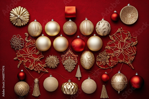 christmas balls and ornaments
