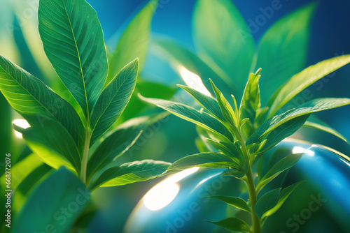 close up of green leaf