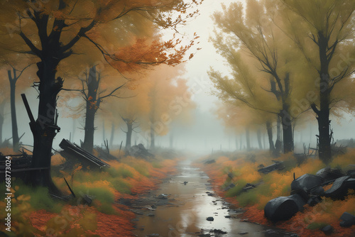 autumn in the woods