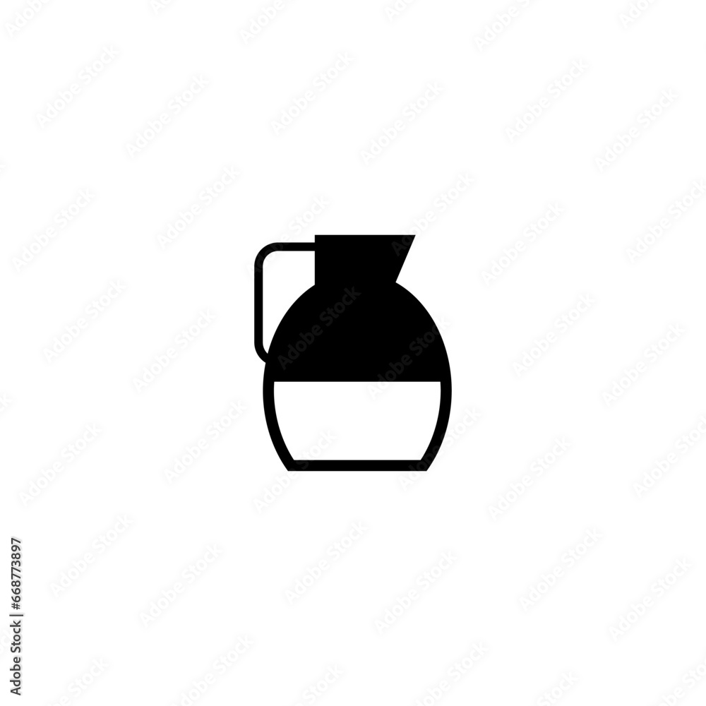 Water jug icon isolated on white background Water jug icon isolated on white background