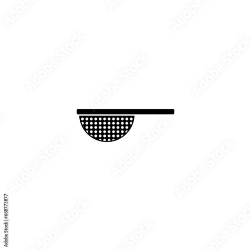  Sieve icon.  Sieve icon simple sign isolated on white background 