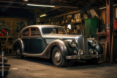 Timeless Classic Auto Stored in Historic Barn