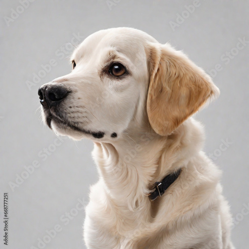 golden retriever puppy generated ai © Thefevo