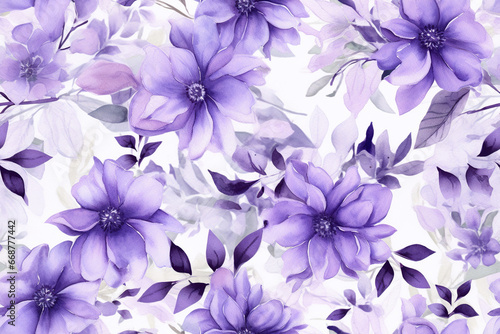 Delicate Blooms  A Watercolor Symphony floral pattern Seamless Pattern Images