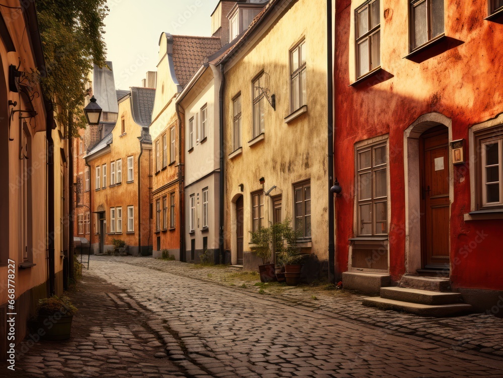 Fototapeta premium Enchanting Historic Cityscape