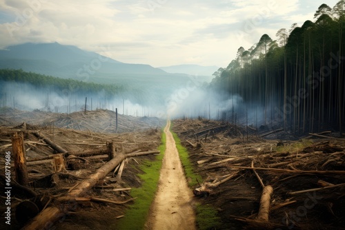 Green Loss from Deforestation