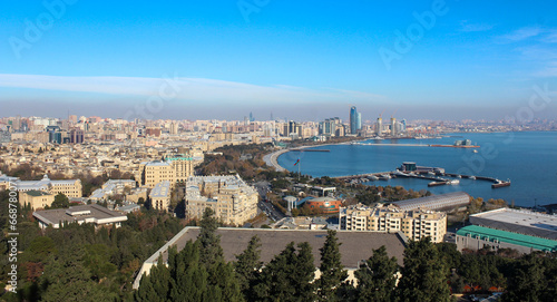 view of the city Baku, Azerbaijan