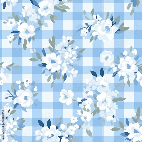 Seamless and Tileable Baby Gingham Pattern