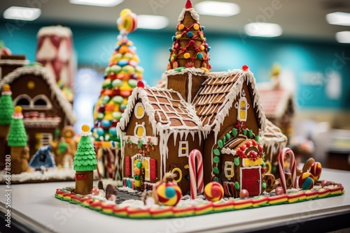 Colorful Creations: Gingerbread House Contest