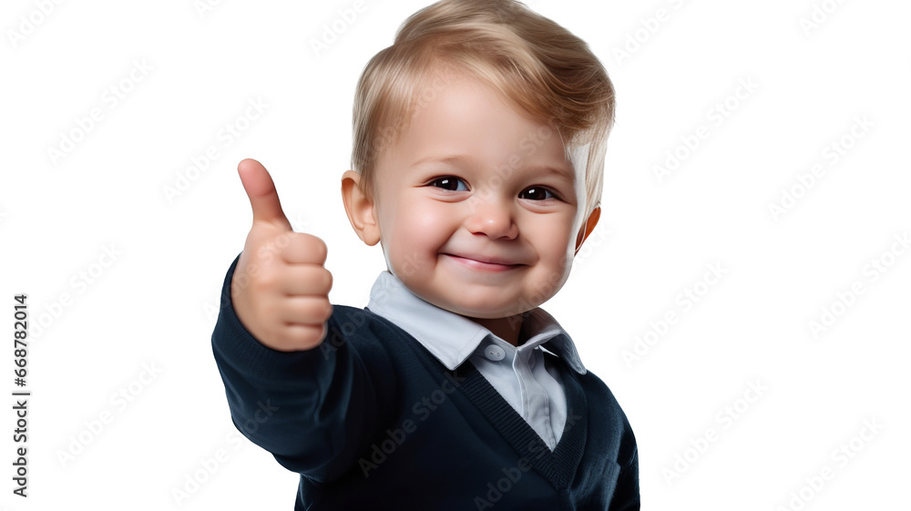 toddler giving a thumbs up isolated on transparent background toddler giving a thumbs up isolated on transparent background