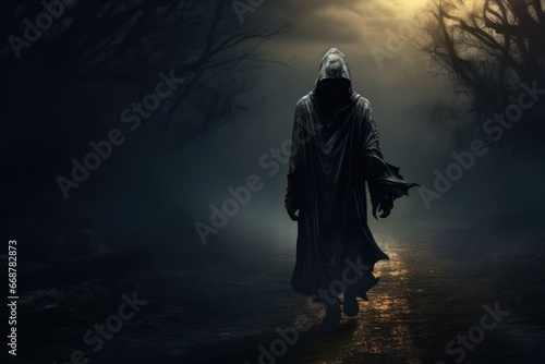 Hooded Figure s Crossroad Mystery  Who  Why 