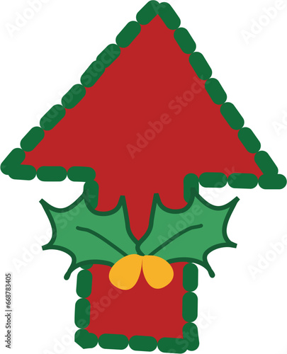 arrow Christmas message box