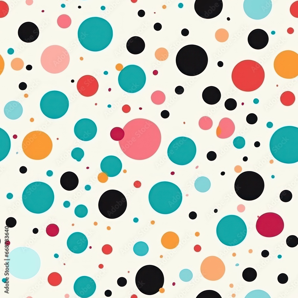 Seamless Polka Dot Pattern for Notebooks Seamless Polka Dot Pattern for Notebooks