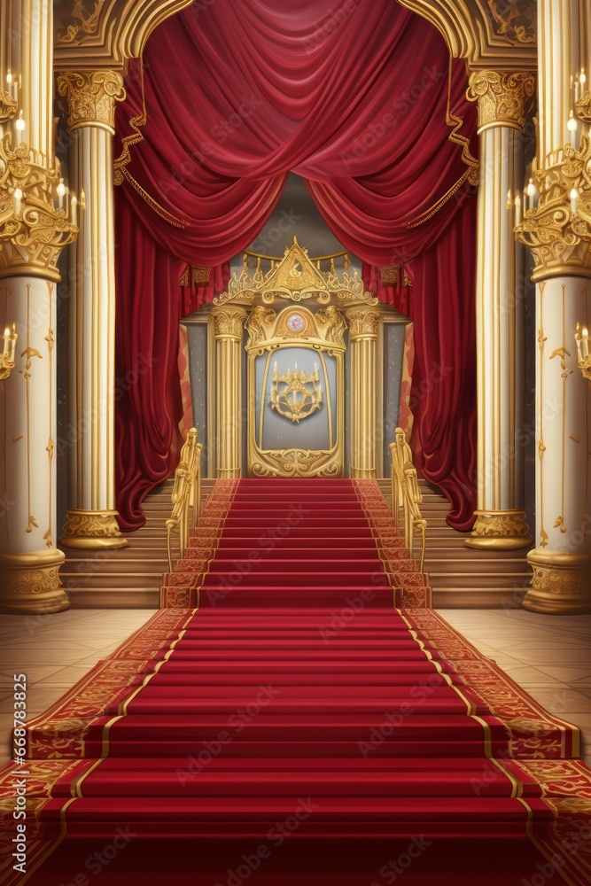Obraz premium Majestic design for regal celebration poster - no text