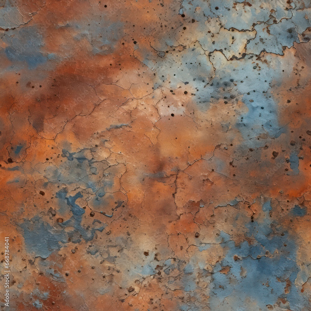 Get seamless rust texture for virtual designs from tilable pattern.