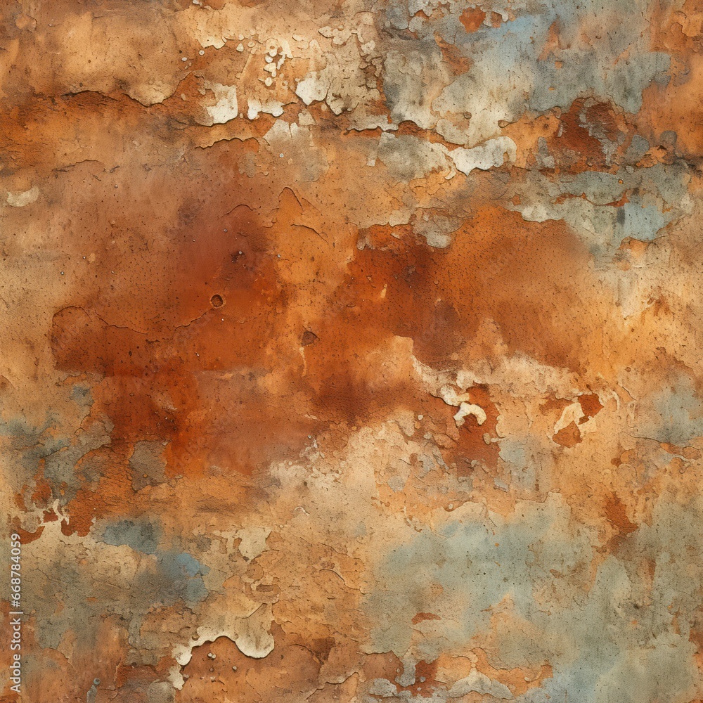 Obraz premium Virtual Designers: Get Seamless Rust Texture Pattern!