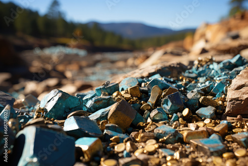 cobalt mineral mining photo