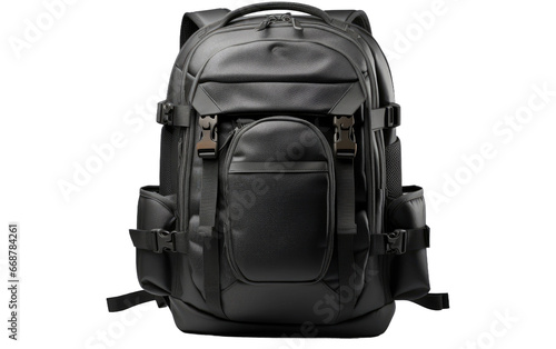 Clean Backpack Image on a Clear Surface or PNG Transparent Background.