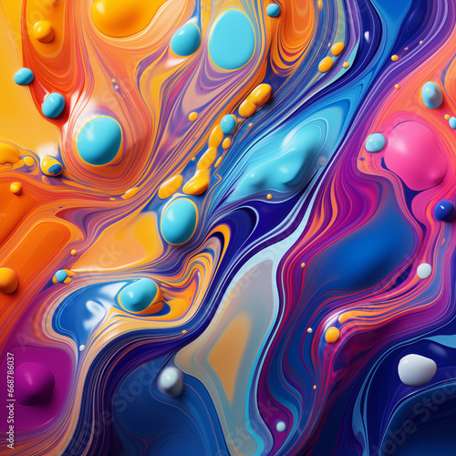 Colorful abstract liquid background, texture, acrylic, sublimation, banner, print