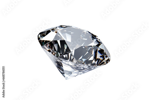 single diamonds isolated on transparent background