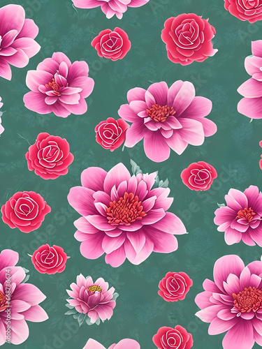 Wallpaper Mural Flower background Torontodigital.ca