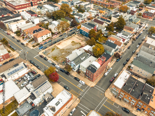 Aerial Drone of Bayonne Real Estate in NJ 