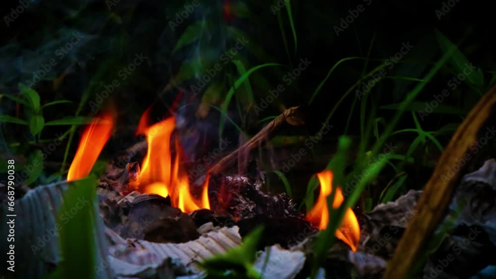 fire burning in the fireplace fire burning in the fireplace