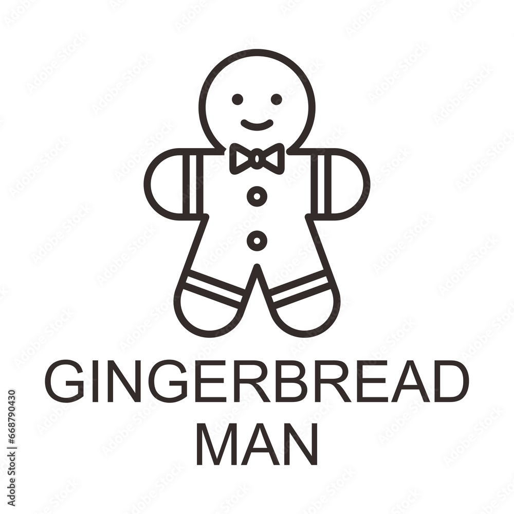 gingerbread man icon gingerbread man icon