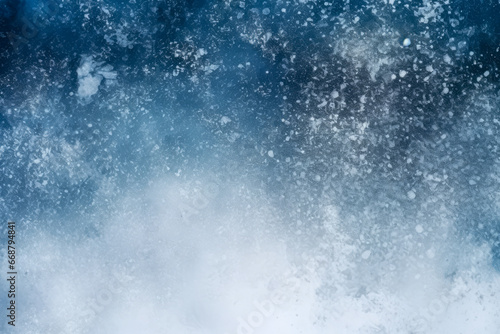 Winter background of snow and frost with free space for your decoration © Enigma