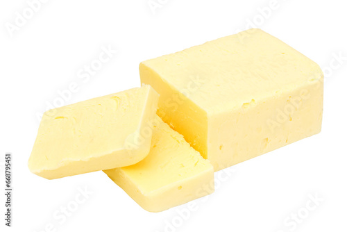 Plaquette de beurre / Fond transparent