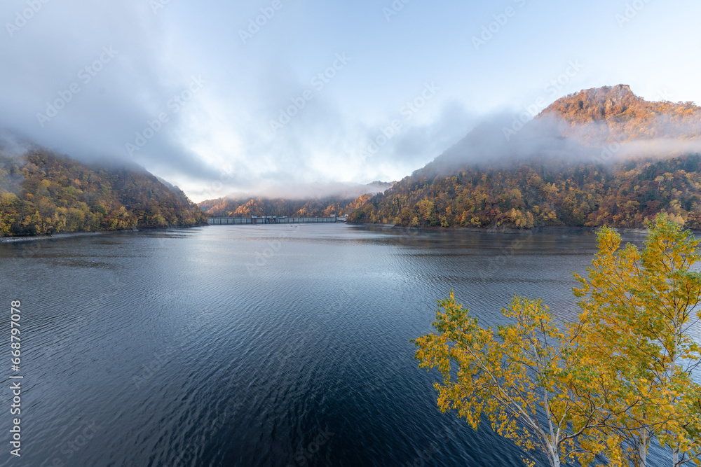 北海道 札幌 紅葉 定山渓 秋 温泉 さっぽろ湖 さっぽろ湖 北海道 札幌 紅葉 定山渓 秋 温泉 さっぽろ湖 さっぽろ湖