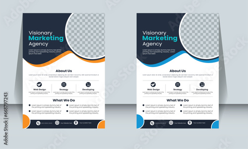  Brochure design, cover modern layout, annual report, poster, flyer, vector in A4
