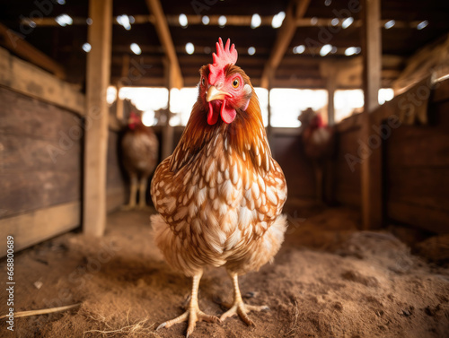 Closeup of a Chicken