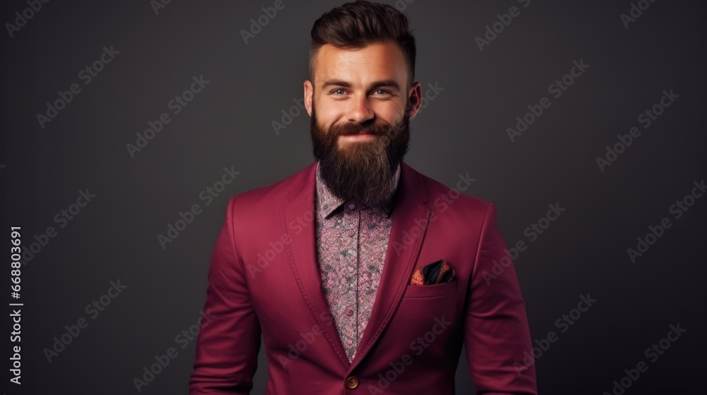 studio photo, a man in stylish fashionable clothes and with a perfect smile studio photo, a man in stylish fashionable clothes and with a perfect smile